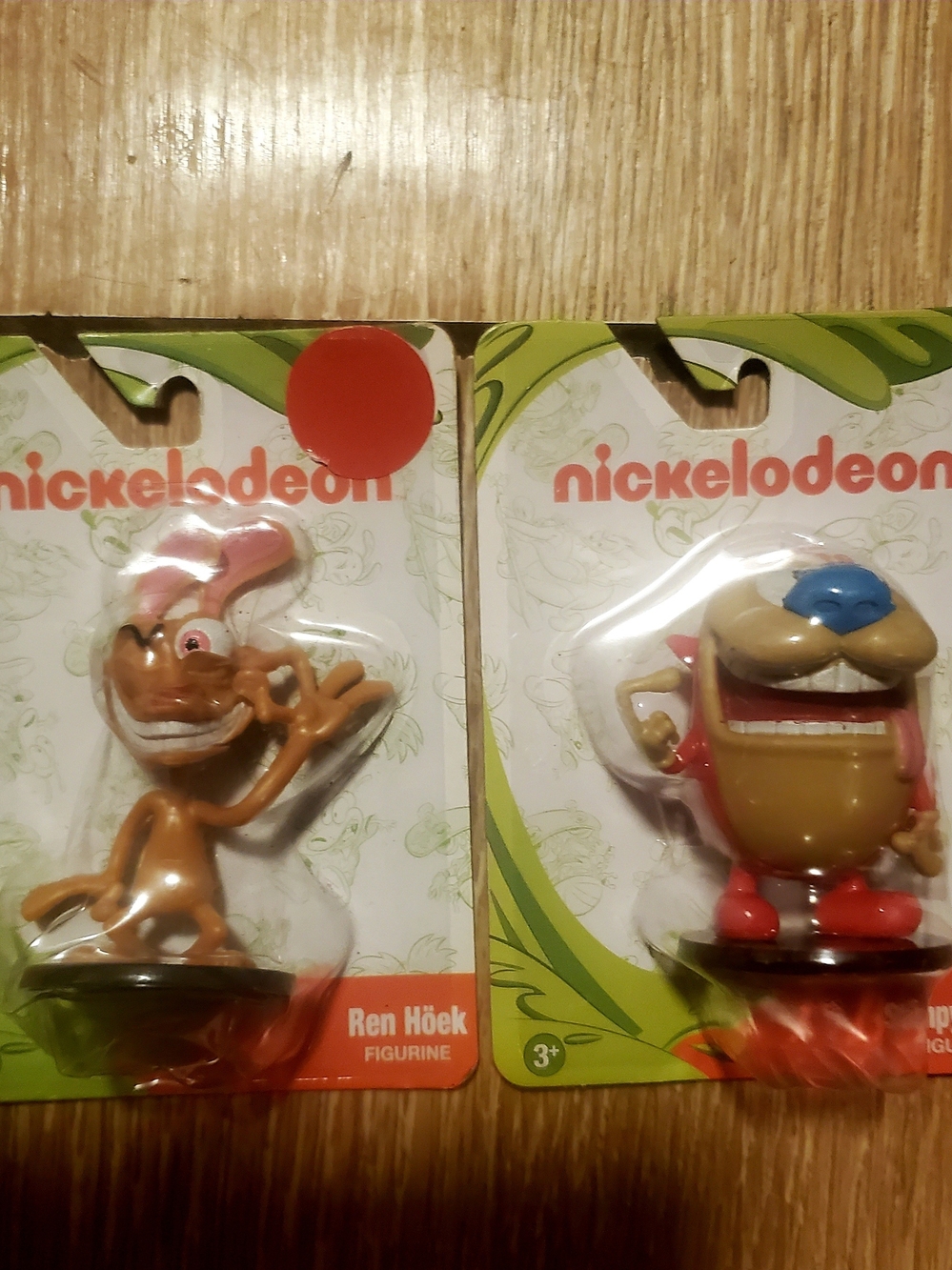 Nickelodeon Ren & Stimpy Brown and Tan Figures